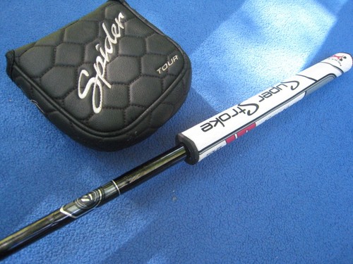 EXCELLENT TAYLORMADE SPIDER TOUR PUTTER, 34", MINT SUPER STROKE TOUR 1.0,HC-PICS - Picture 5 of 17