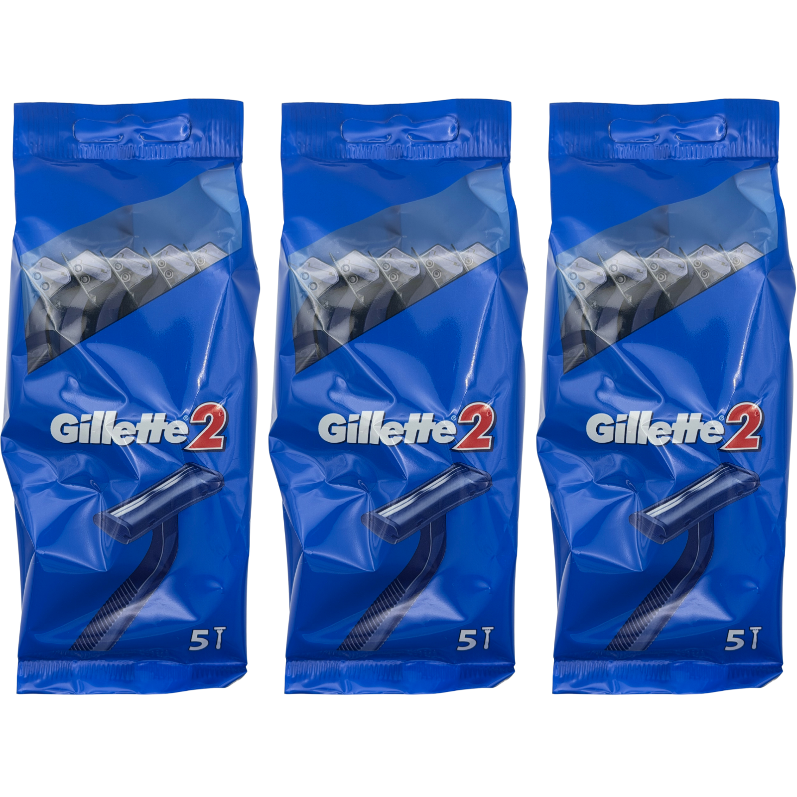 Gillette 2 Men's Disposable Razors 10 Razors Twin Blade - Image 10