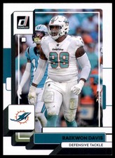 2022 Donruss Raekwon Davis 127 Miami Dolphins