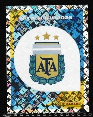 2026 PANINI WORLD CUP FOOTBALL ARGENTINIEN ABZEICHEN - EMBLEM AUFKLEBER #ARG 1 GRATIS P/P