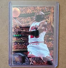 Fleer 1995-96 Fleer Metal Michael Jordan Chicago Bulls #13 Insert Card