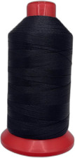 Bonded Nylon Sewing Thread 92 T90 1850Yds for Outdoor, Upholstery Black 