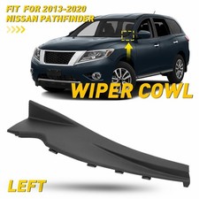 Windshield Wiper Cowl Extension Trim Driver Side For 2013-2020 Nissan Pathfinder Windshield Wiper Cowl Extension Trim Driver Side For 2013-2020 Nissan Pathfinder