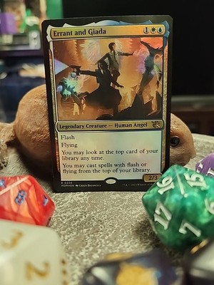 MTG Errant and Giada - Foil art - March of the Machine Commander #0224
