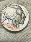 1915 P 5c Buffalo Nickel AU+++*Philadelphia Mint Early Date Coin Toned