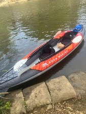 Aquamarina Memba 390 2 person inflatable touring kayak package- no paddles