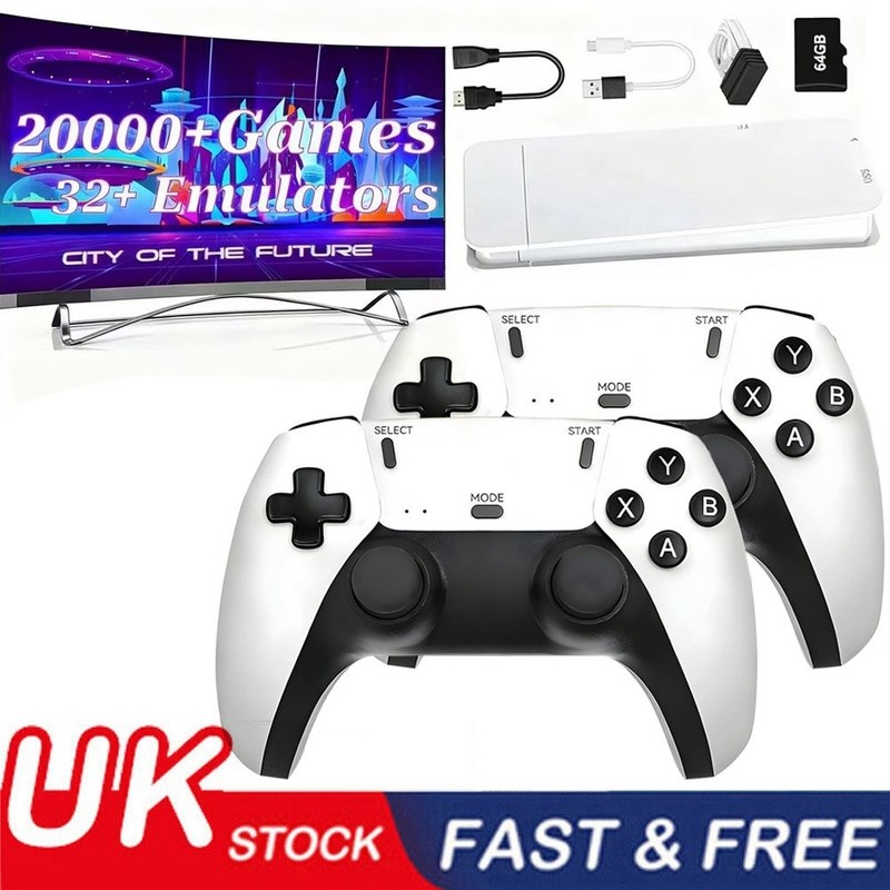 2 Pcs Wireless Game Controller for M15 Console 2.4 GHz Controllers 20000+ Games