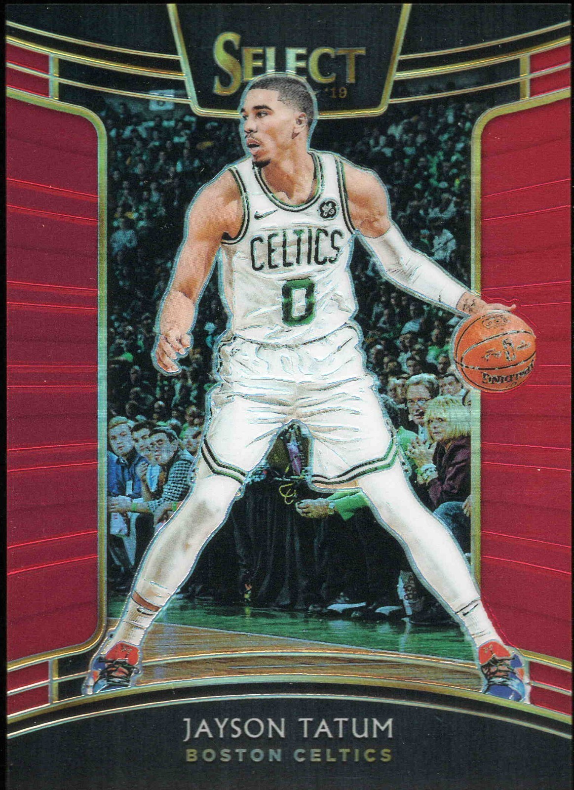 2018 Panini Select JAYSON TATUM #61 Celtics RED Prizm 50/199 - (2nd YEAR CARD)