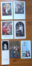 7 religijnych obrazków świętych / z napisem