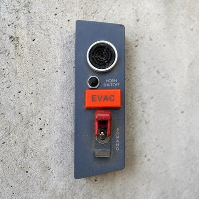 Aircraft EVAC Control Panel DC-9 Emergency Switch Aviation Cockpit