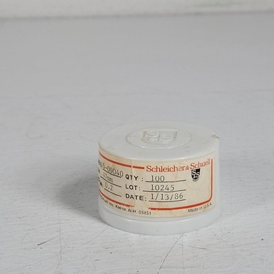 Vintage Schleicher&Schuell 41-00040 Membrane Filters Circa 1986