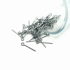 16mm, 21g, Antique Silver Eye Pins - US Seller