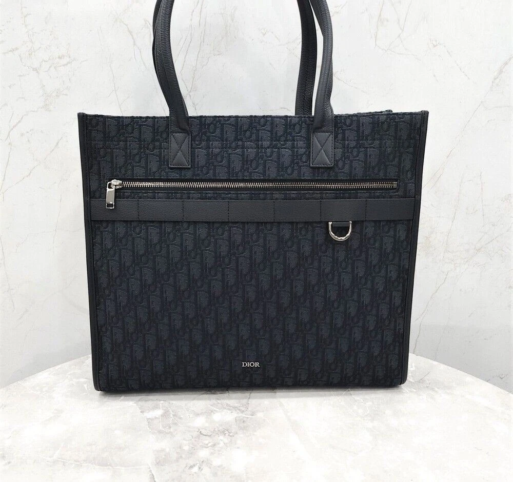 Sac fourre tout Dior neuf Oblinq Jacquard Safari 1ESSH224YKY 124412093