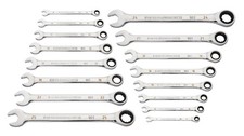 Gearwrench 90-tooth 12 Point Ratcheting Combination Wrench Sizes Gearwrench 90-tooth 12 Point Ratcheting Combination Wrench Sizes