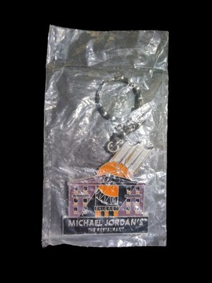 Vintage Michael Jordan's Restaurant Keychain  Chicago Basketball NEW