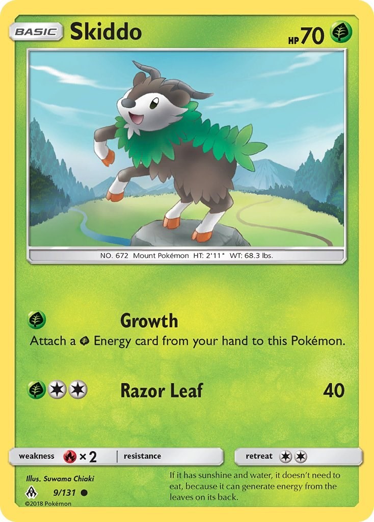Skiddo Normal [SM06 - 9/131] LP PokemonSM - Forbidden Light