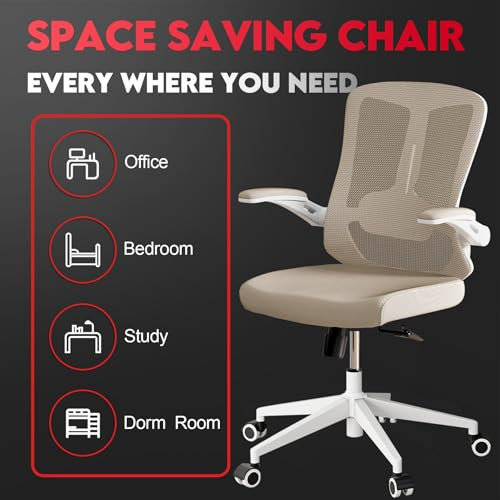 Ergonomic Office Chair - Comfy Desk Chairs with Wheels & Arms, 400LB Heavy - Picture 6 of 7
