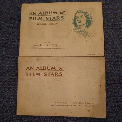 John Player Zigarettenkarten im Album - Filmstars erste & zweite Serie 1934