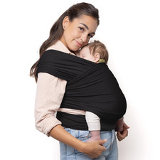 Baby Wrap Carrier   Original Baby Sling Carrier for Newborns 7  35 Lbs , Soft, S