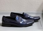 Kenneth Cole Reaction Men's 10.5M Black Patent Leather Almond Toe Lace-Up Oxford — photo 4