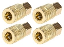 Quick Release Couplers, 4Pcs 1/4 Air Hose Fittings, Cast Steel Build Air Compres