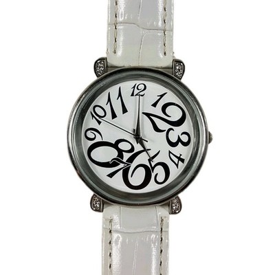 Abstract Number Dial Face Casual Watch New Battery 
