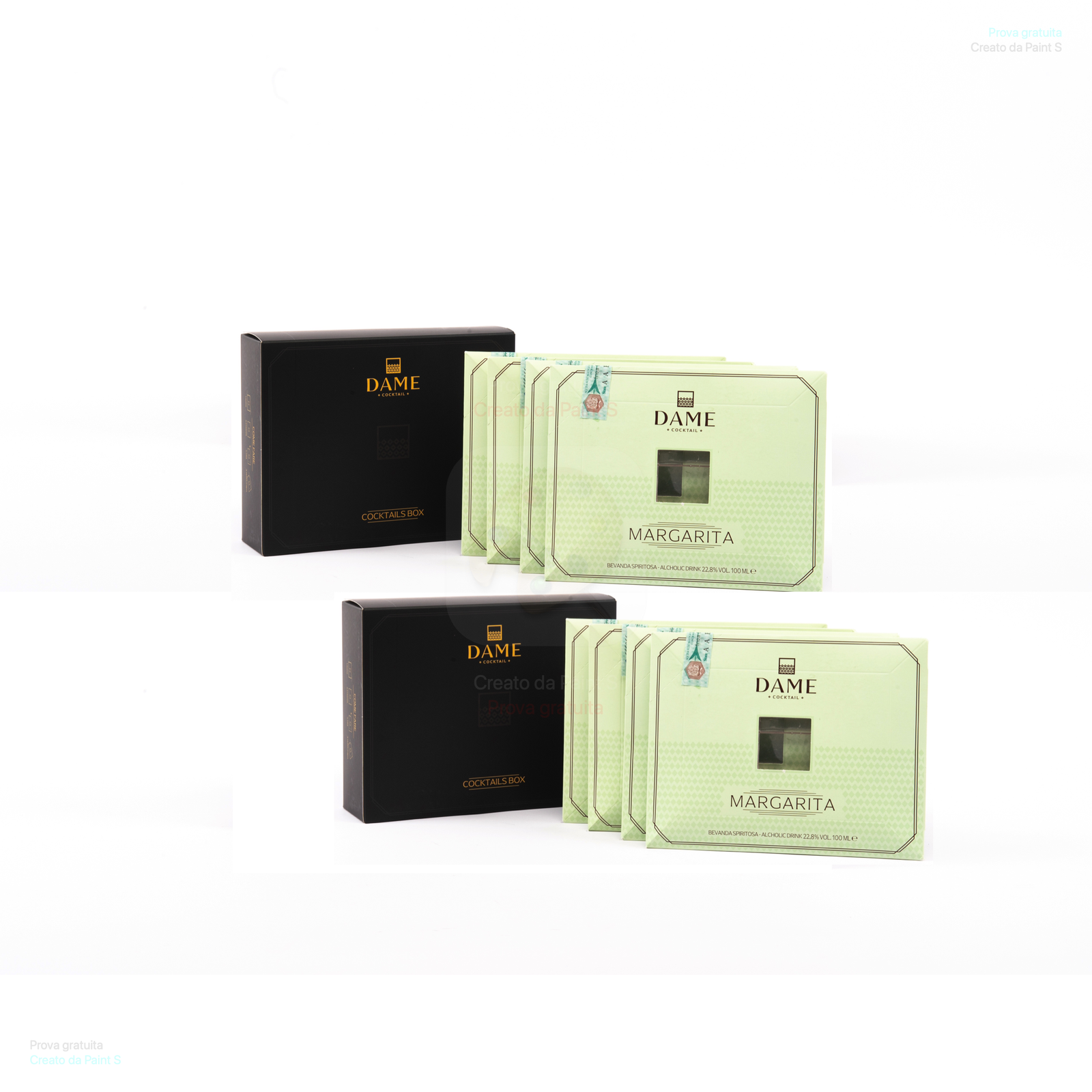 DAME Daiquiri Cocktail 8x100ml.Daiquiri Cocktail,fatti in italia