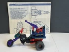 1987 Vintage Hasbro Gijoe Dreadnoks Cycle Action Figure Tri Cycle & Blueprints