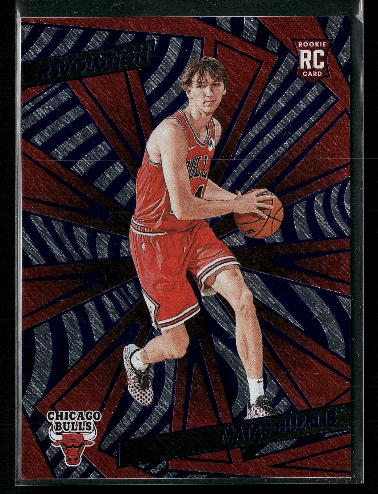 2024-25 Panini Revolution Matas Buzelis Blue Storm #129