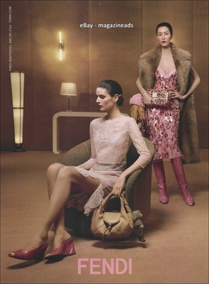 FENDI 1-Page PRINT AD Fall 2025 LIBBY TAVERNER Liu Wen STEVEN MEISEL