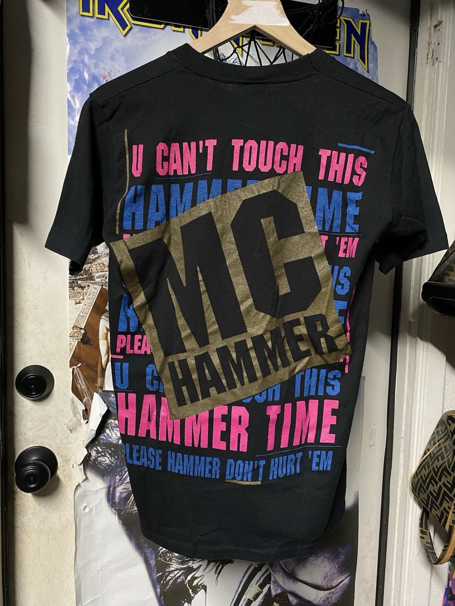 MC HAMMER ‘91 TOUR LONG SLEEVE T-Shirt Vintage 1991 Mc Hammer Rap Tour T-Shirt Adult Small | eBay