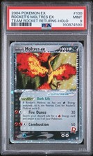 2004 POKEMON EX TEAM ROCKET RETURNS #100 ROCKET'S MOLTRES EX-HOLO PSA 9 on eBay
