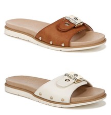 DR. SCHOLL'S WOMENS NICE ICONIC SLIDE SANDAL