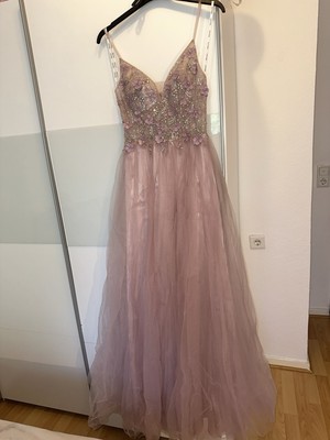 Abiballkleid in Altrosa   Größe 34 (fällt größer aus)   von Mascara London