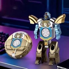 New 360° Rotating Deformation Ball Robot Fidget Gyro Stress Relief Toy Fast Ship