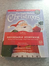 Hallmark The Night Before Christmas Recordable Storybook KOB1032 not tested