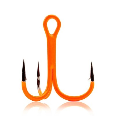 MUSTAD KVD Elite Round Bend UV-aktiv Orange Meeresdrilling Drilling 12-4/0