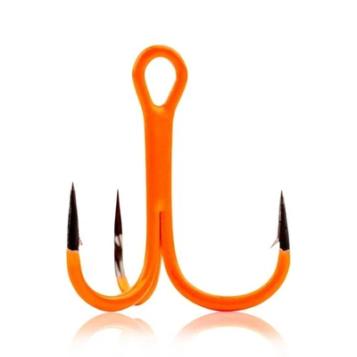 MUSTAD KVD Elite Round Bend UV-aktiv Orange Meeresdrilling Drilling 12-4/0 - Bild 1 von 4