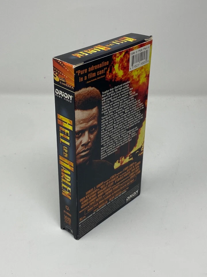 Hell Up In Harlem VHS Fred Williamson Soul Cinema w/Sleeve 1973 Rated R Nice! - Image 3 of 4