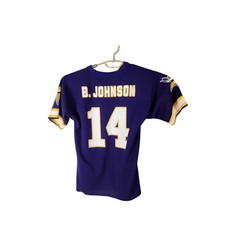 Vintage 90s Minnesota Vikings Brad Johnson Jersey youth large