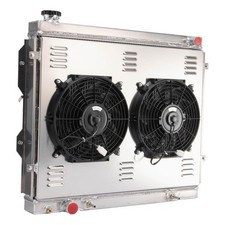 4 Row Aluminum Radiator Shroud Fan Relay Kit 2000-2006 Toyota Tundra 3.4L 4.0L