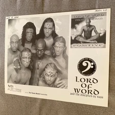 Lord Of Word & The Disciples Of Bass Press Photo 8x10”. See Description.