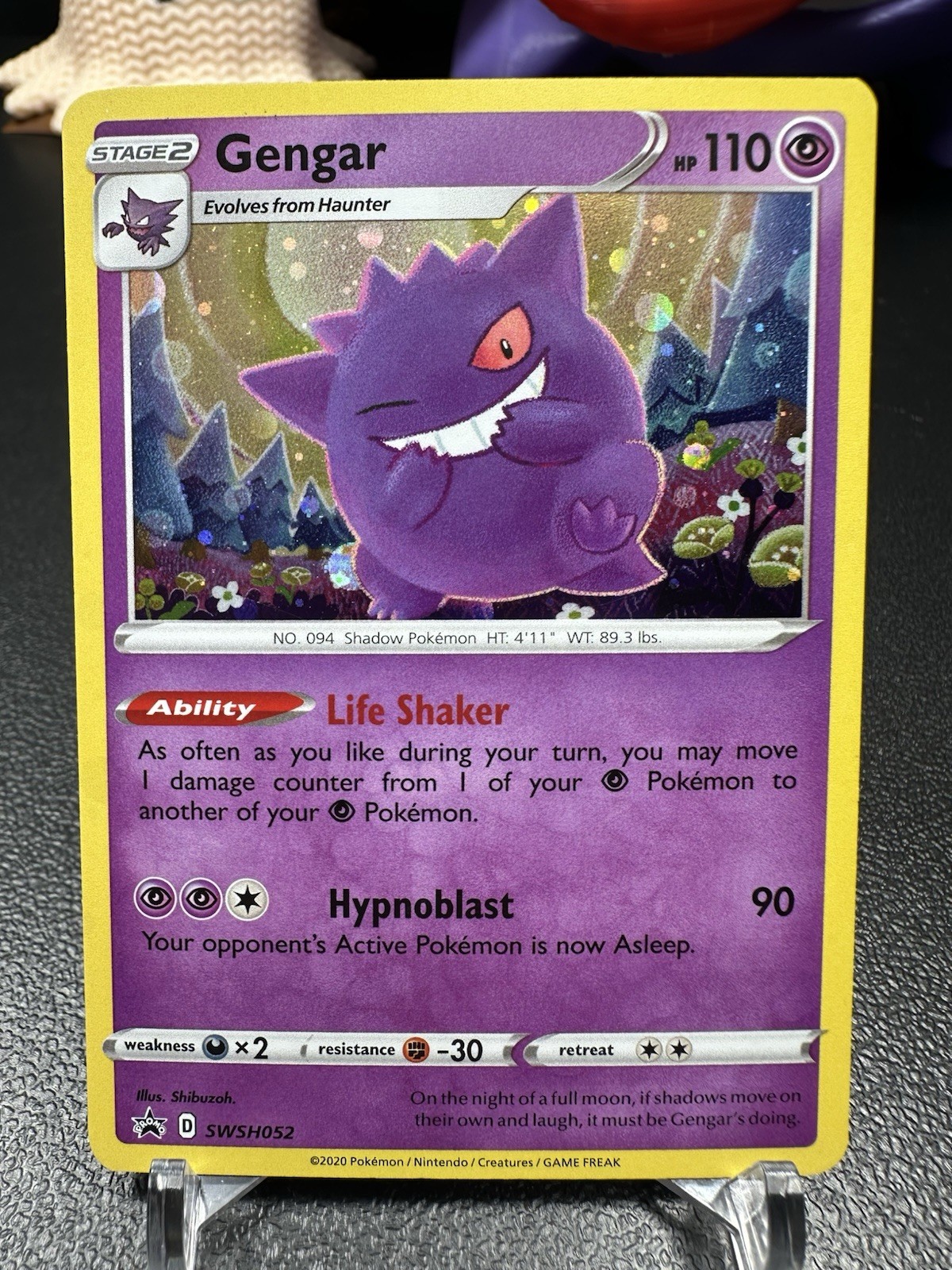 Pokemon Promo Gengar Foil Rare Swsh052