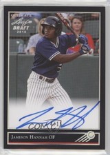 2018 Leaf Ultimate Draft Silver Spectrum 4/15 Jameson Hannah #BG-JH1 Auto 0cz
