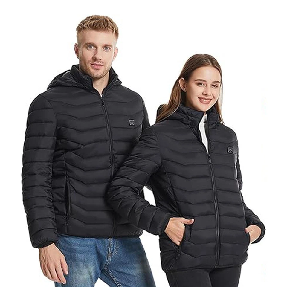 28 Areas Electric USB Heated Jacket Men Women Heating Thermal Coat Lightweight - Image 2 of 4