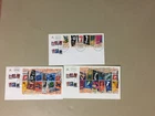 Three Diff Israel after 2000 fdc:2X SS,1X strip of five from SS