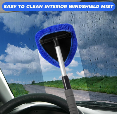 Tourgoing Car Window Cleaner with Extendable Handle,Windshield Cleaning Tool