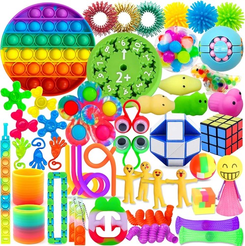 Fidget Toys Pack, Sensory Fidget Toys Set for ADHD Autism Kids , Stress ...