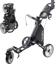 Caddytek CaddyLite ONE-Swivel V8 Golf Push Cart - One Size, Dark Grey