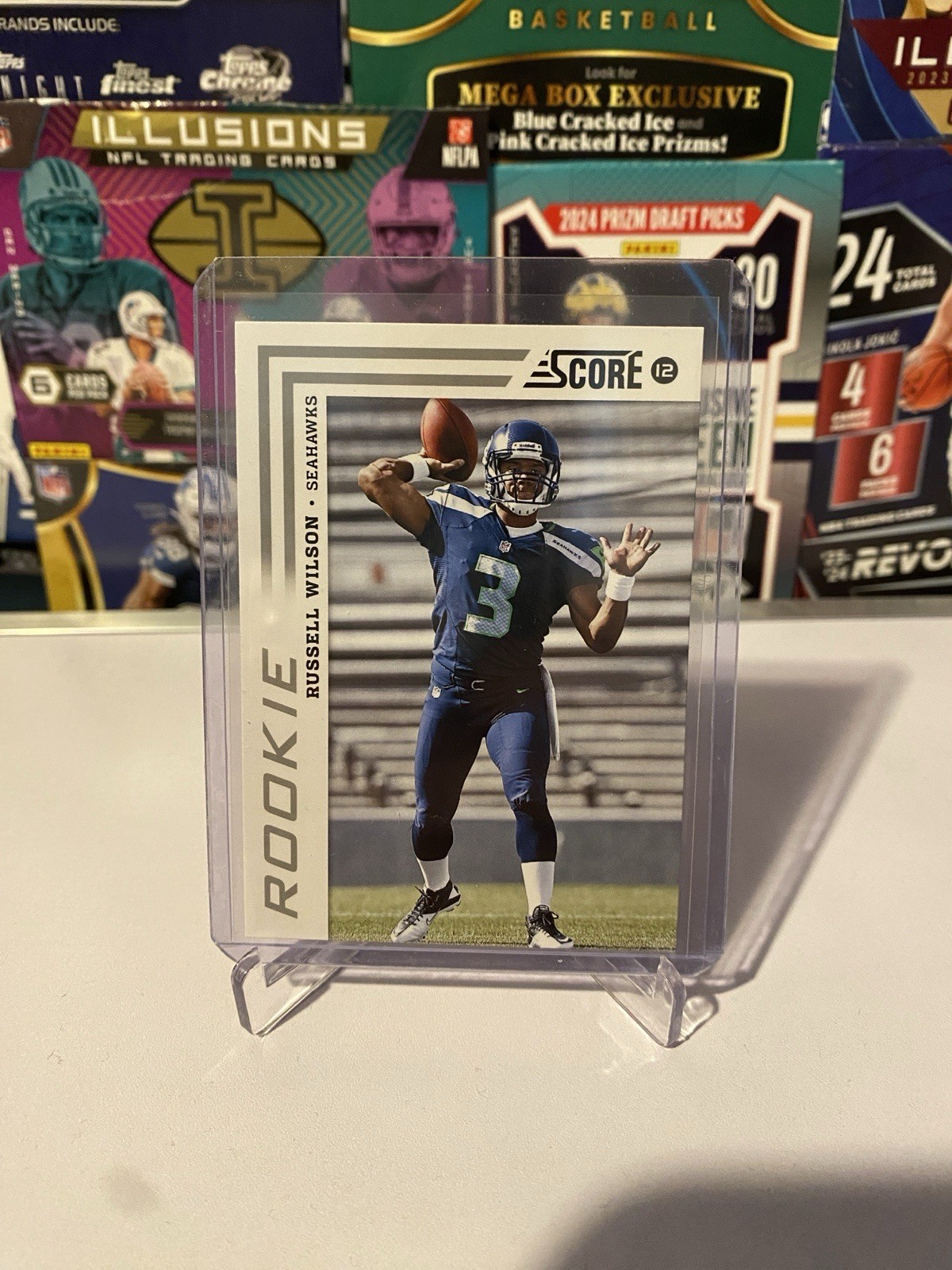 RUSSELL WILSON RC 🔥 2012 Panini Score Rookie Football Card No. 372